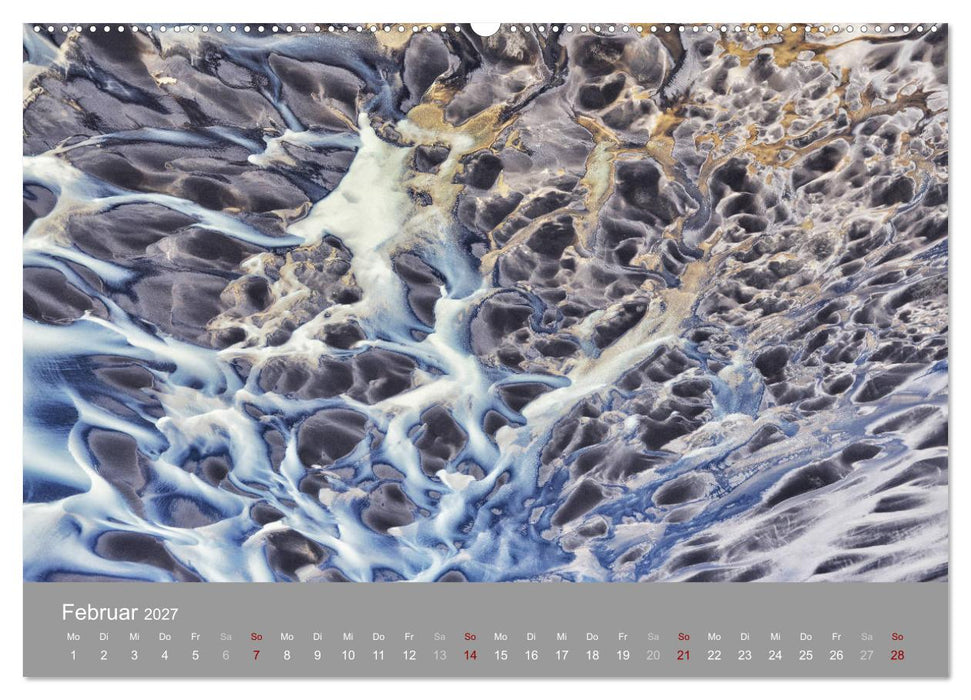Naturkunst - Luftbilder (CALVENDO Premium Wandkalender 2027)