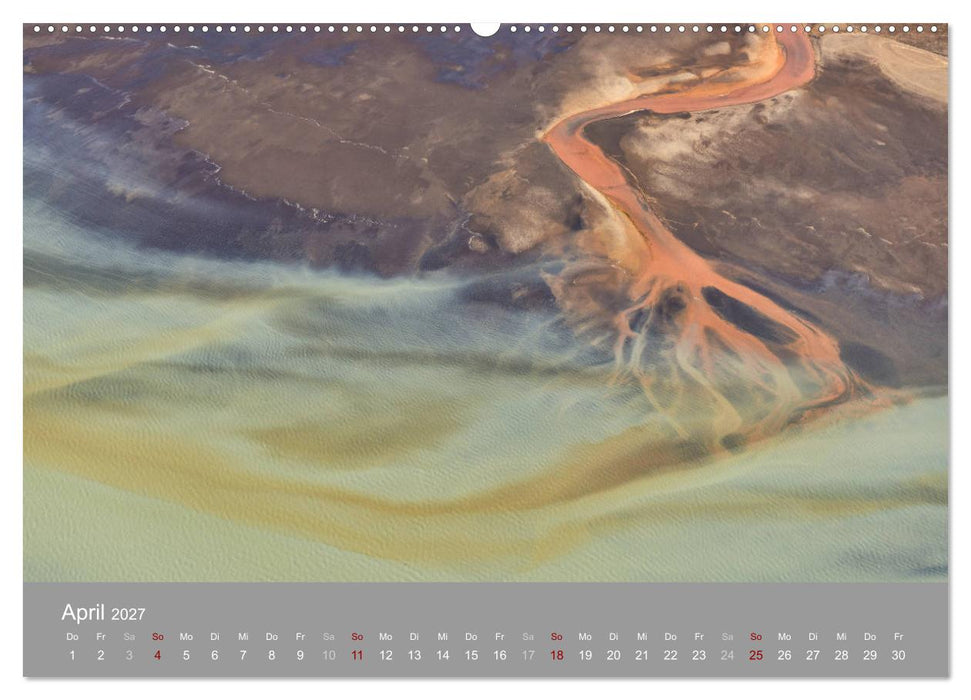 Naturkunst - Luftbilder (CALVENDO Premium Wandkalender 2027)