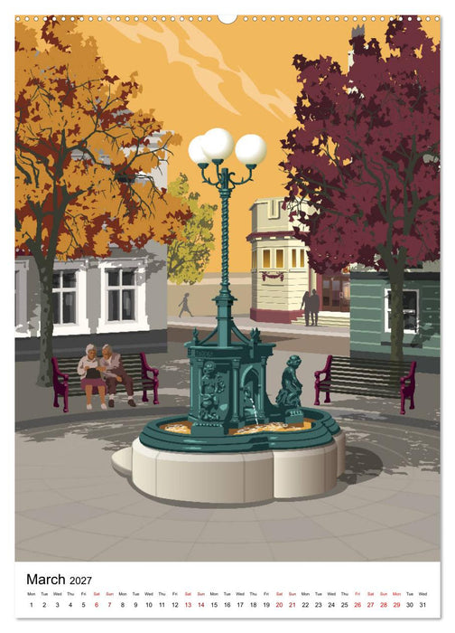 Ilkeston, Past and Present (CALVENDO Premium-Calendar 2027)