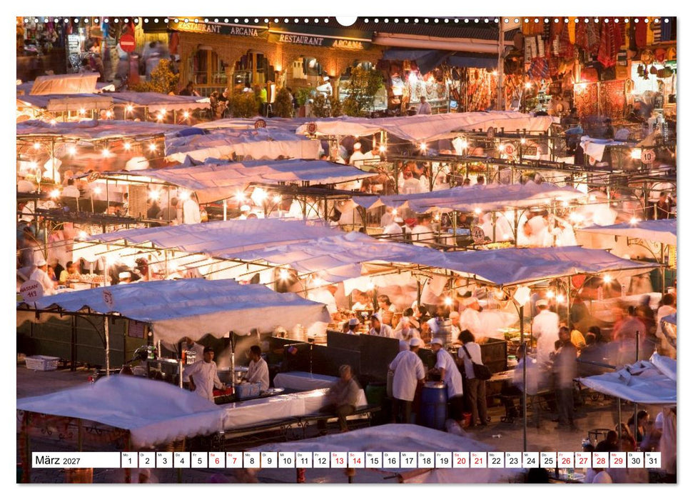 Marrakesch - Momente einer Reise (CALVENDO Premium Wandkalender 2027)