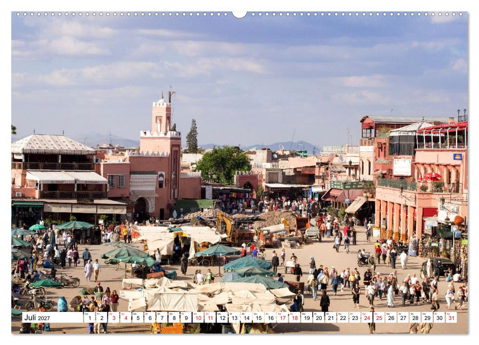Marrakesch - Momente einer Reise (CALVENDO Premium Wandkalender 2027)