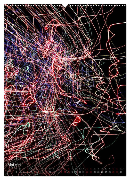 FEUERWERK - Lichtspiele (CALVENDO Premium Wandkalender 2027)