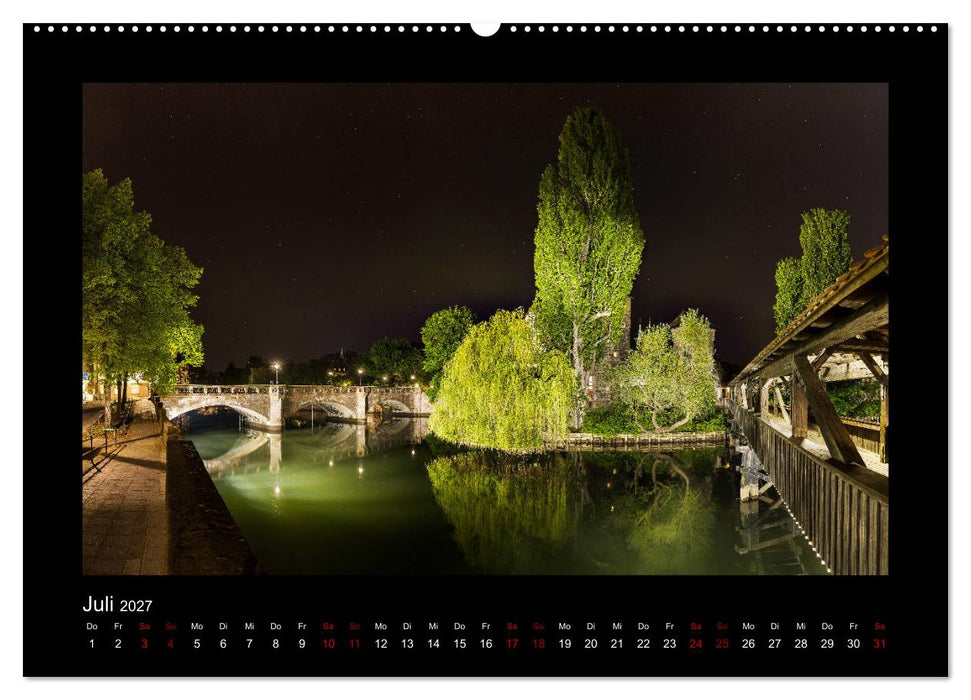 Nürnberg - Die Altstadt bei Nacht (CALVENDO Premium Wandkalender 2027)