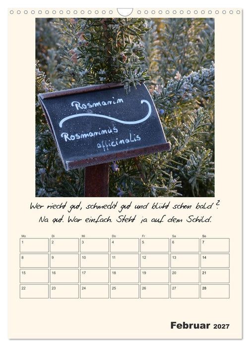 Gartengeschichten (CALVENDO Wandkalender 2027)