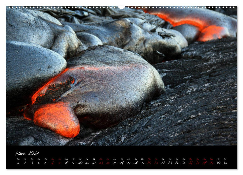 Kilauea Volcano Hawaii - Auf den Spuren von Feuergöttin Pele (CALVENDO Wandkalender 2027)