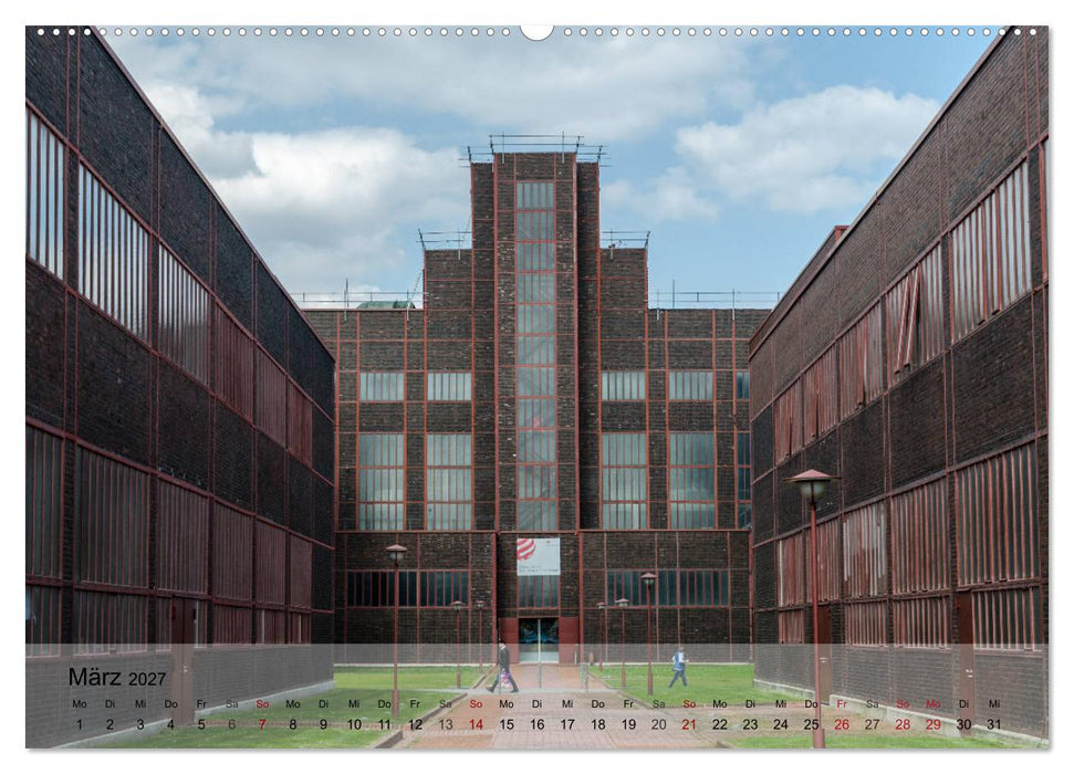 Zeche und Kokerei Zollverein Essen: Industrie-Architektur (CALVENDO Premium Wandkalender 2027)