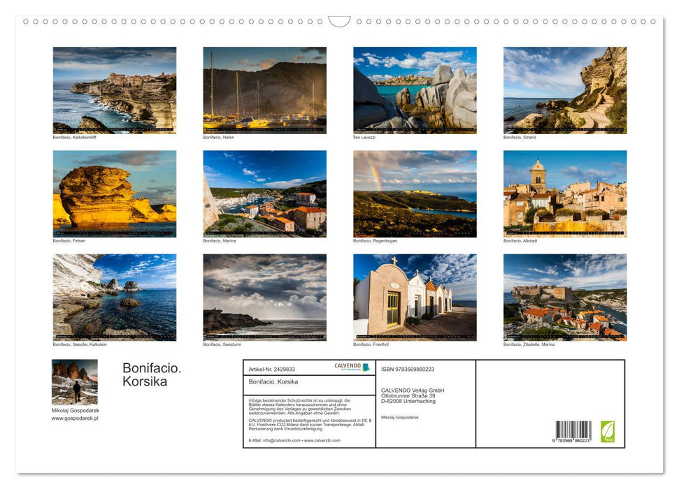 Bonifacio. Korsika (CALVENDO Wandkalender 2027)
