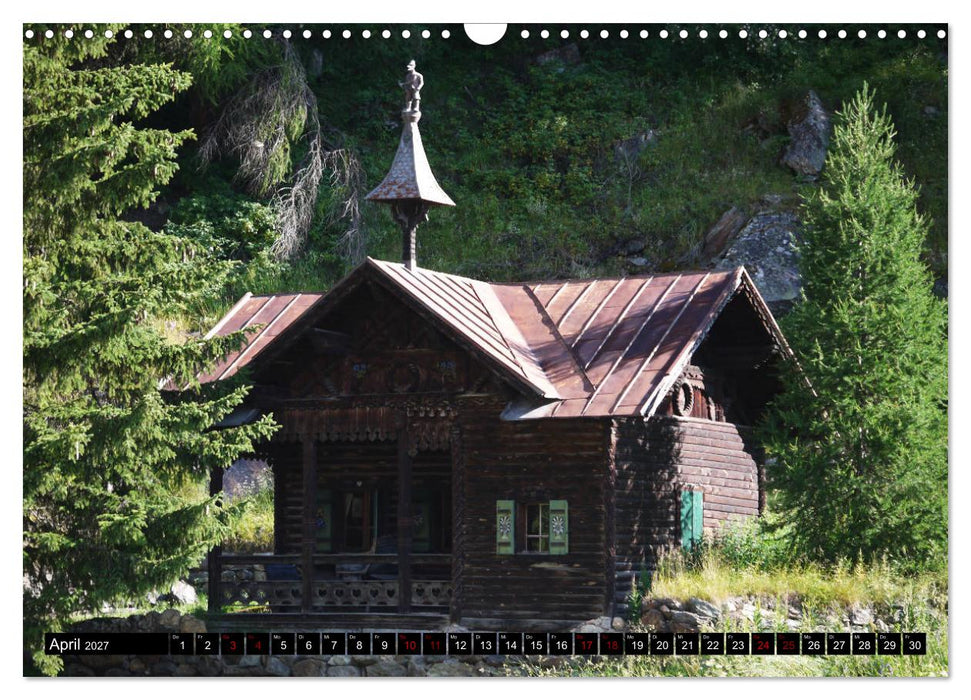 Sulden - Südtiroler Bergdorf am Fuße des Ortlers (CALVENDO Wandkalender 2027)