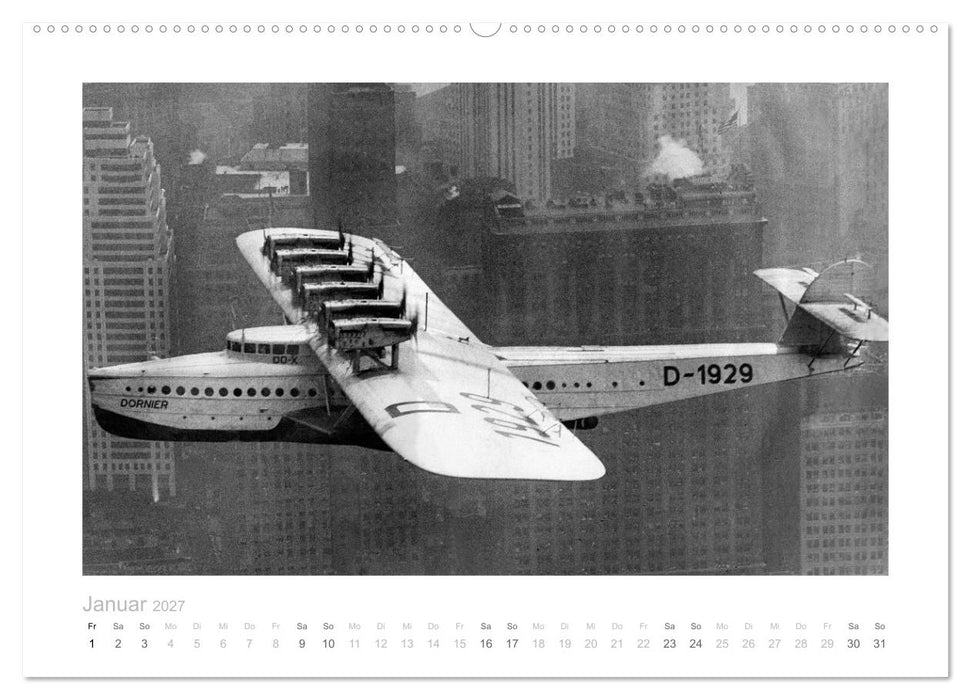 Reise mit dem Flugschiff - Dornier (CALVENDO Wandkalender 2027)