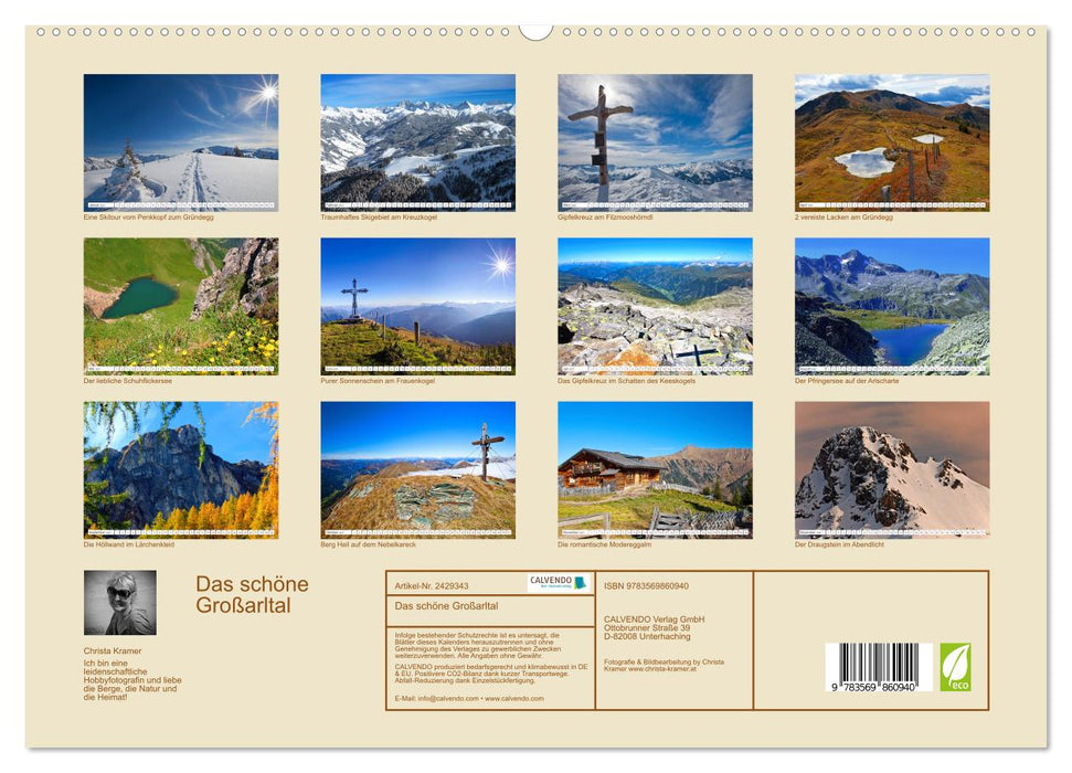 Das schöne Großarltal (CALVENDO Premium Wandkalender 2027)
