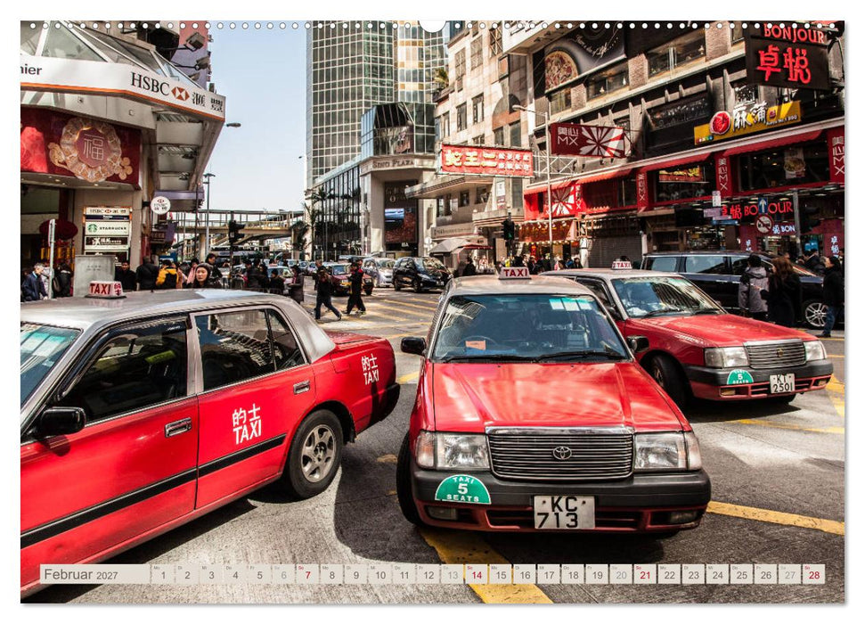 HONGKONG Skyline und Stadtleben (CALVENDO Wandkalender 2027)