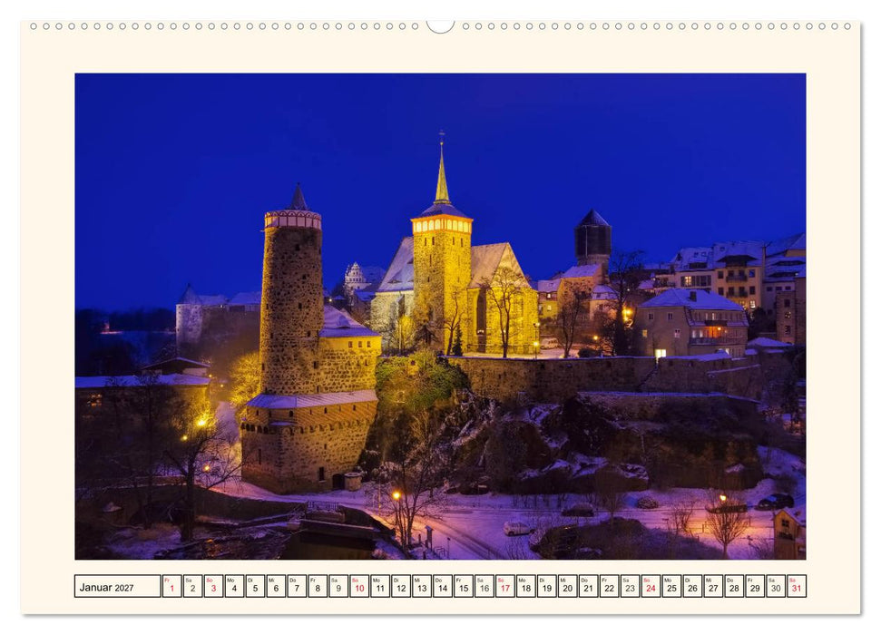 Bautzen - Rundgang durch die mittelalterliche Stadt (CALVENDO Wandkalender 2027)