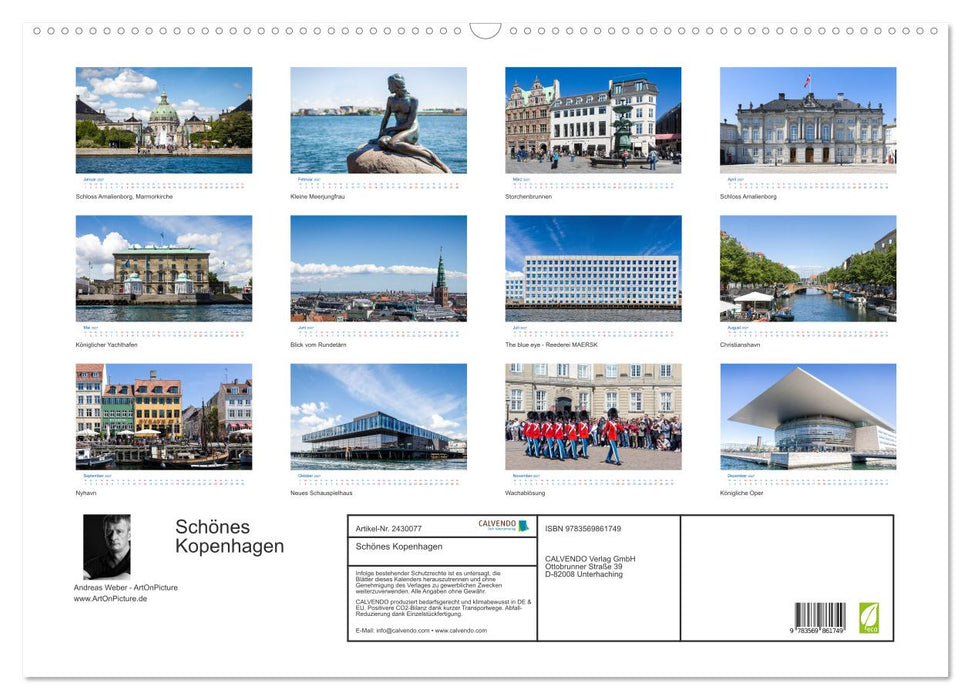 Schönes Kopenhagen (CALVENDO Wandkalender 2027)
