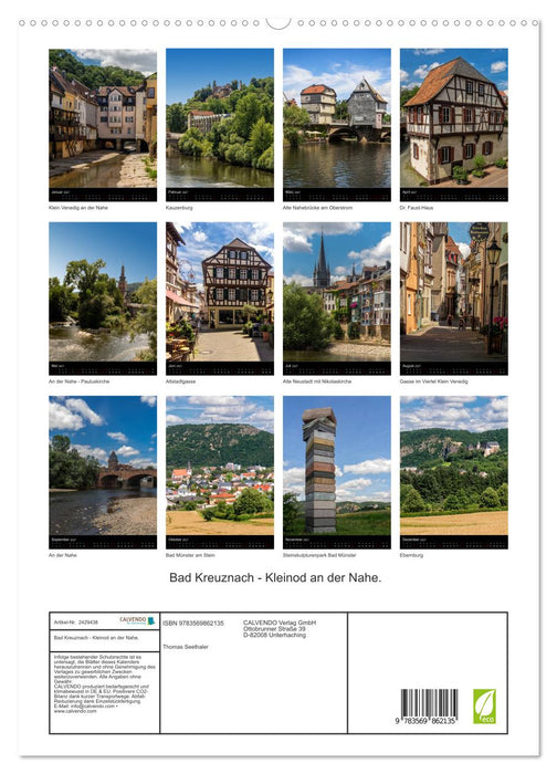 Bad Kreuznach - Kleinod an der Nahe. (CALVENDO Premium Wandkalender 2027)