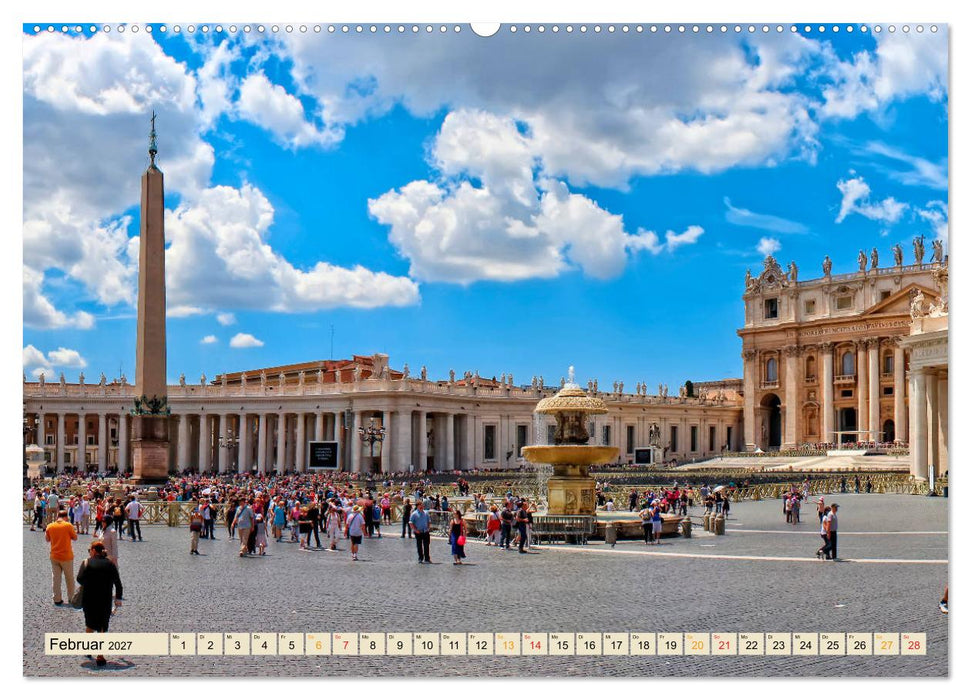 Reise durch Italien Vatikan (CALVENDO Wandkalender 2027)