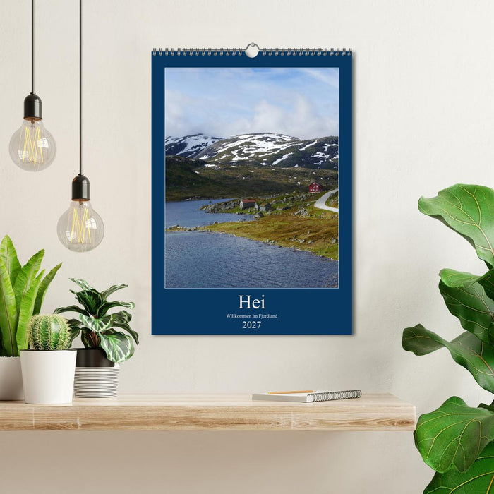 Hei - Willkommen im Fjordland (CALVENDO Wandkalender 2027)