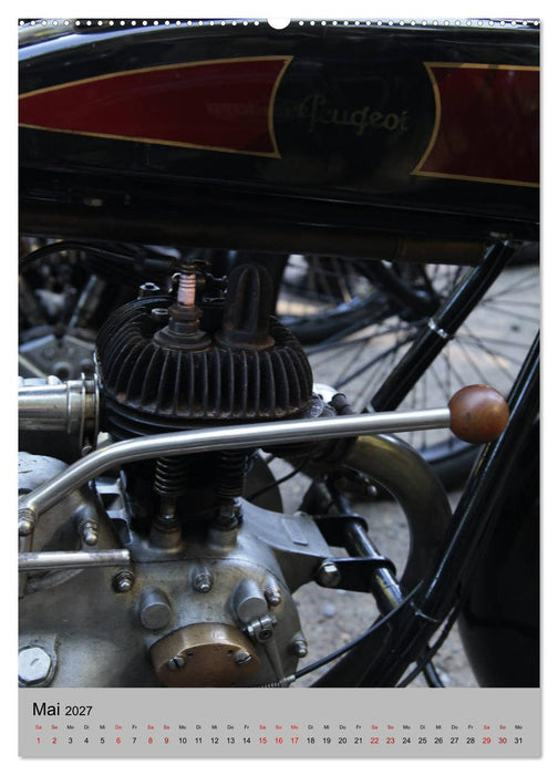 Motorrad Oldtimer - Motoransichten (CALVENDO Premium Wandkalender 2027)