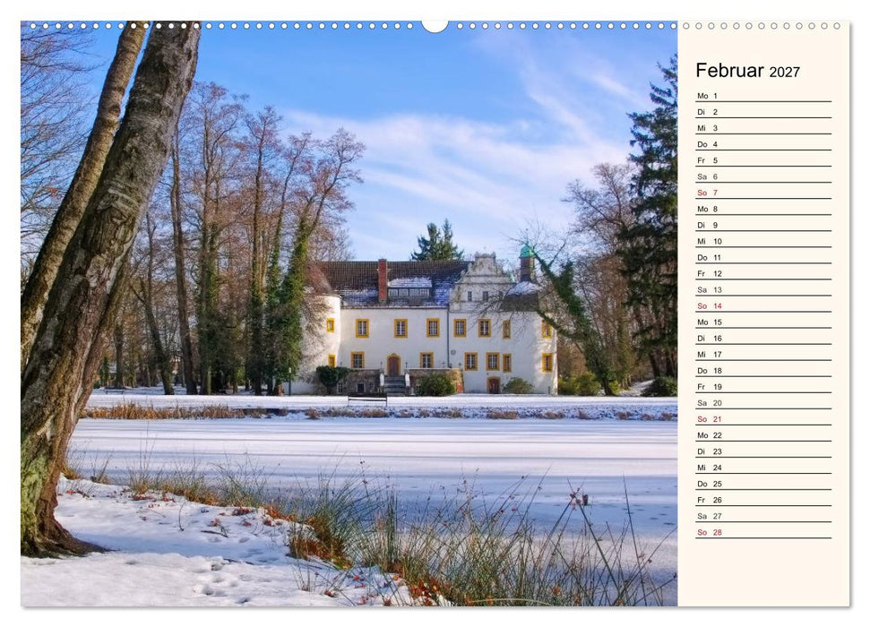 Schlösser der Niederlausitz (CALVENDO Wandkalender 2027)
