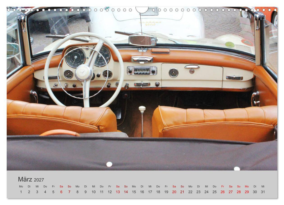 Der SL - Ästhetik pur von Mercedes Benz (CALVENDO Wandkalender 2027)
