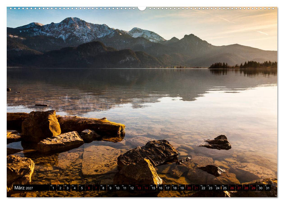 Berge. Alpenseen (CALVENDO Wandkalender 2027)