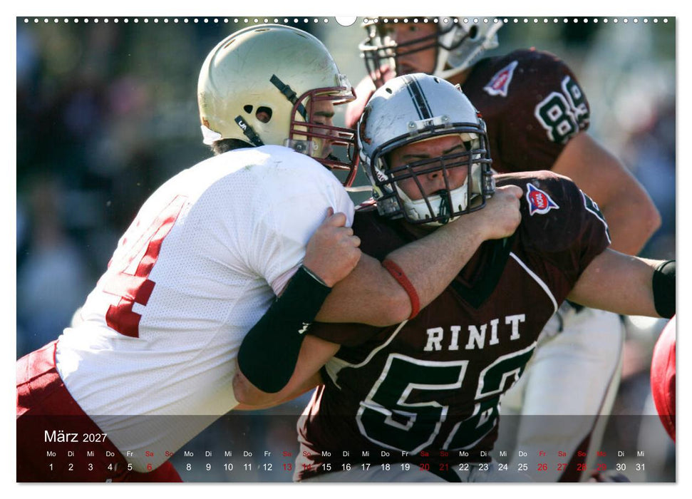 American Football - Touchdown (CALVENDO Premium Wandkalender 2027)