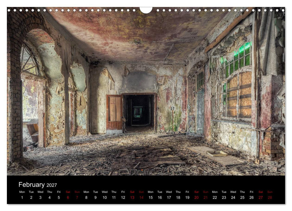 Abandoned Places in Germany (CALVENDO Monthly Calendar 2027)