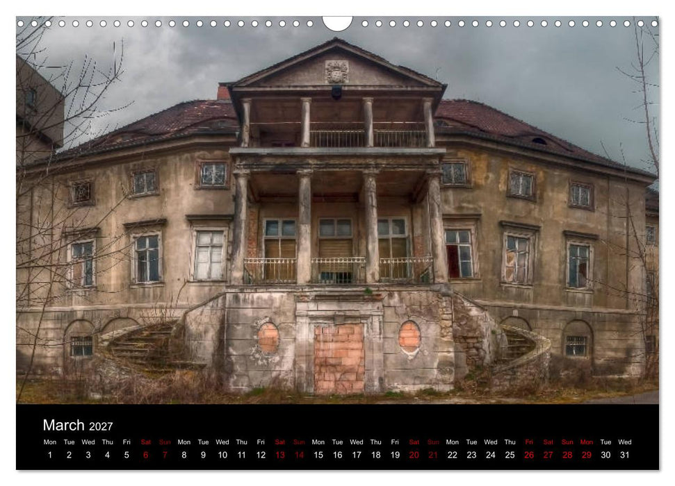 Abandoned Places in Germany (CALVENDO Monthly Calendar 2027)