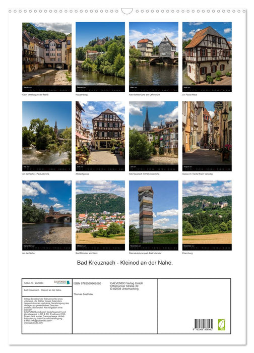 Bad Kreuznach - Kleinod an der Nahe. (CALVENDO Wandkalender 2027)
