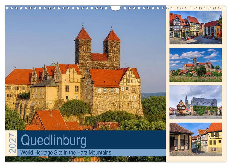 Quedlinburg - World Heritage Site in the Harz Mountains (CALVENDO Monthly Calendar 2027)