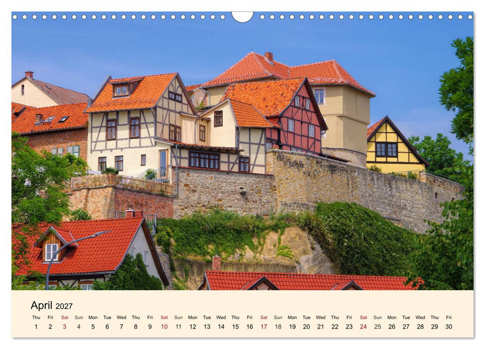 Quedlinburg - World Heritage Site in the Harz Mountains (CALVENDO Monthly Calendar 2027)