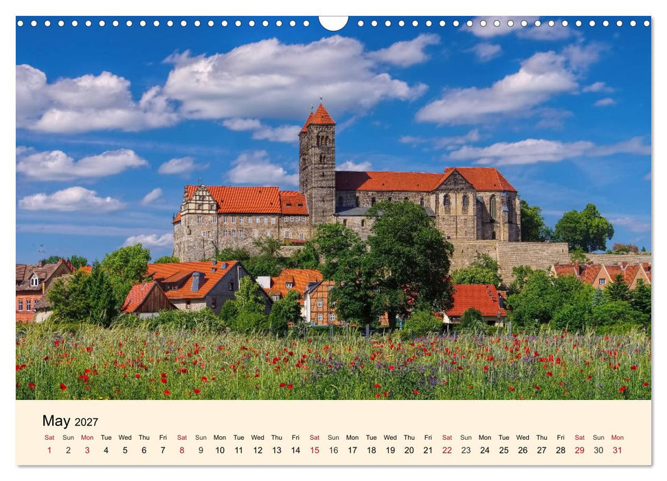 Quedlinburg - World Heritage Site in the Harz Mountains (CALVENDO Monthly Calendar 2027)