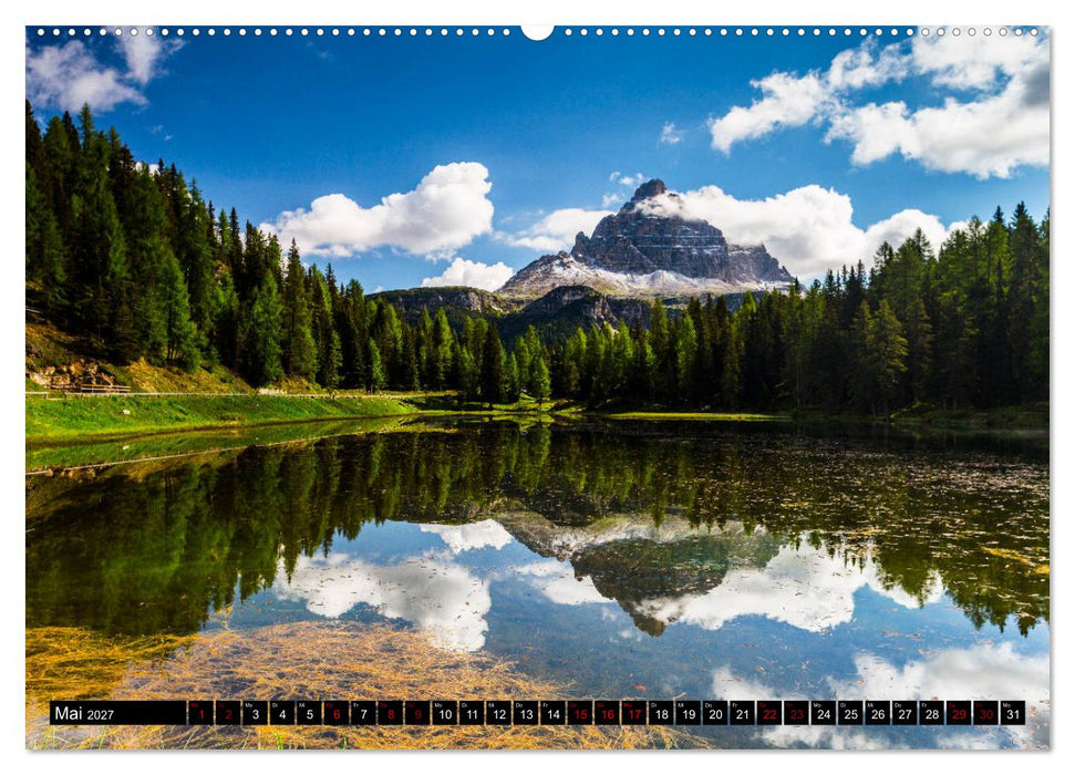 Berge. Alpenseen (CALVENDO Premium Wandkalender 2027)