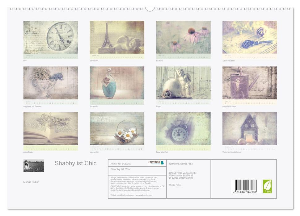 Shabby ist Chic (CALVENDO Premium Wandkalender 2027)