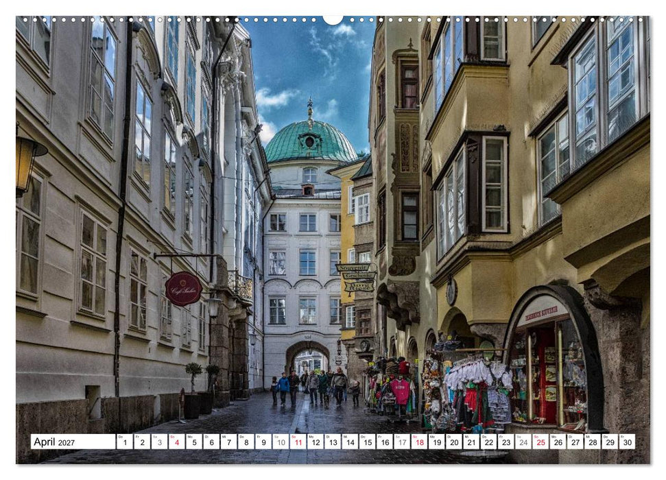 Tiroler Geschichten - Zwischen Innsbruck, Bergen und stillen Seen (CALVENDO Premium Wandkalender 2027)