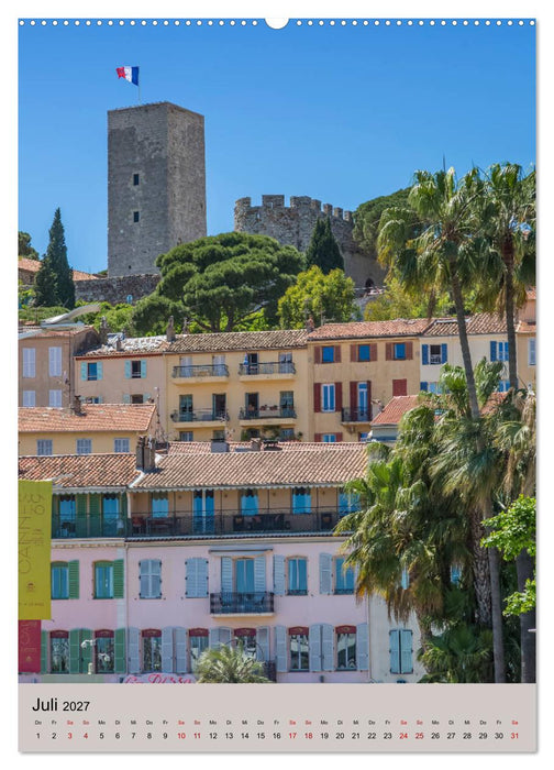 CÔTE D’AZUR Cannes, Monaco und Nizza (CALVENDO Premium Wandkalender 2027)