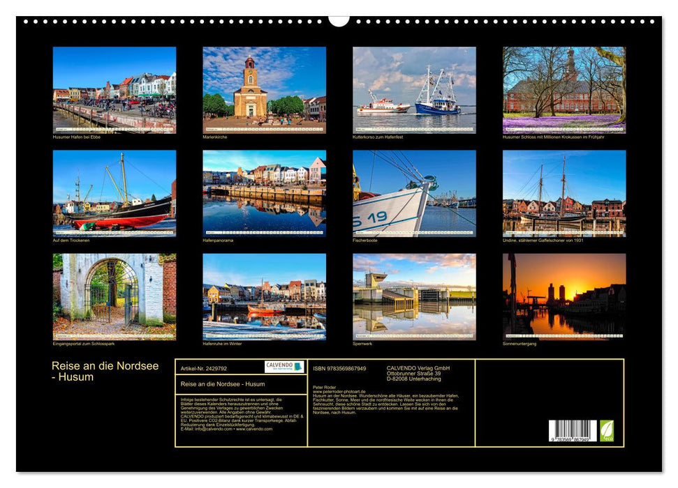 Reise an die Nordsee - Husum (CALVENDO Wandkalender 2027)