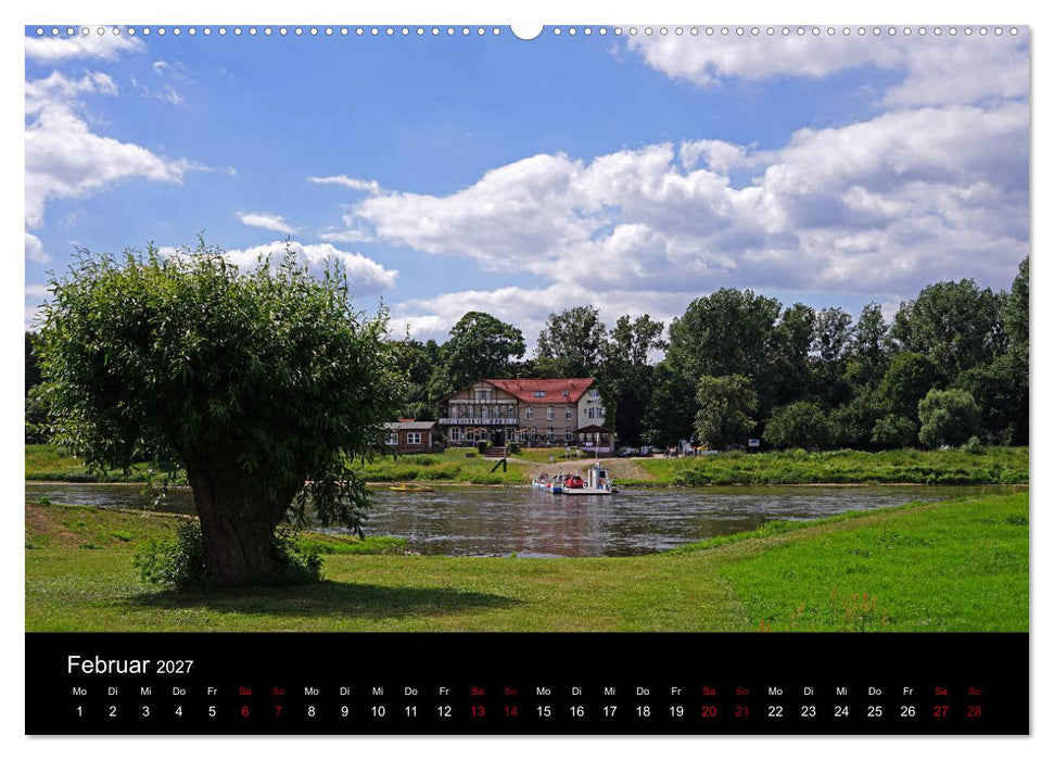 Elberadweg Coswig (Anhalt) (CALVENDO Wandkalender 2027)