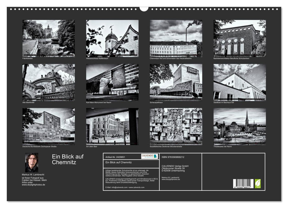 Ein Blick auf Chemnitz (CALVENDO Wandkalender 2027)
