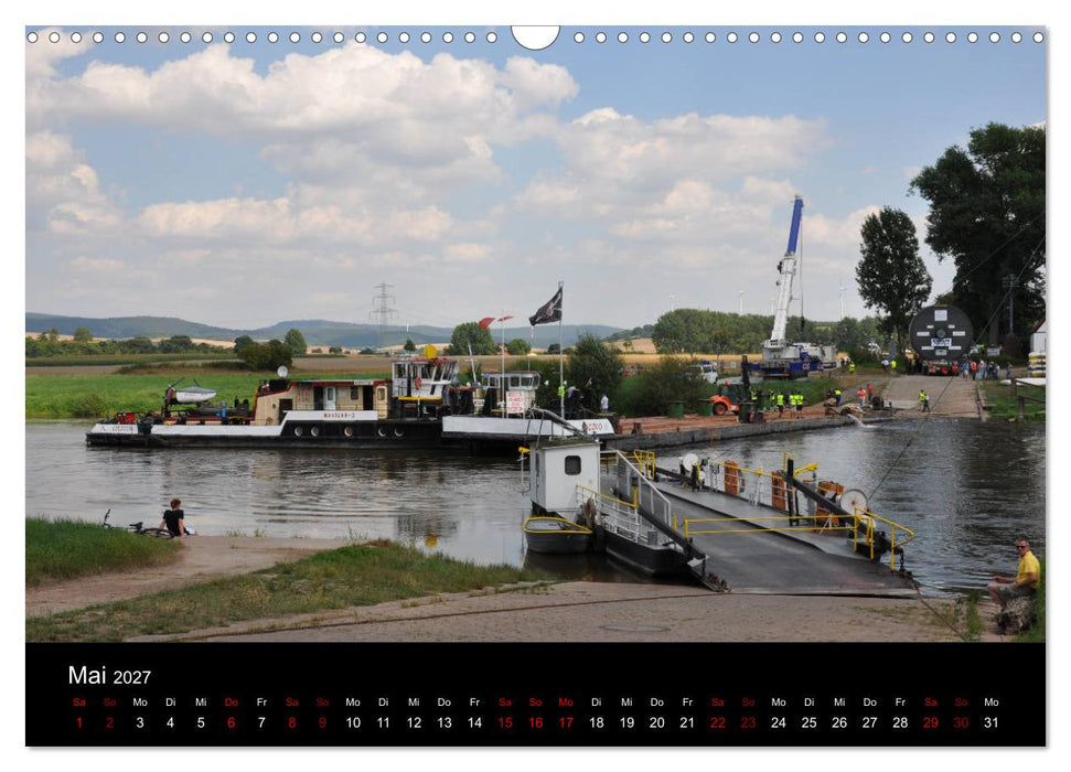 Schiffe auf der Oberweser (CALVENDO Wandkalender 2027)
