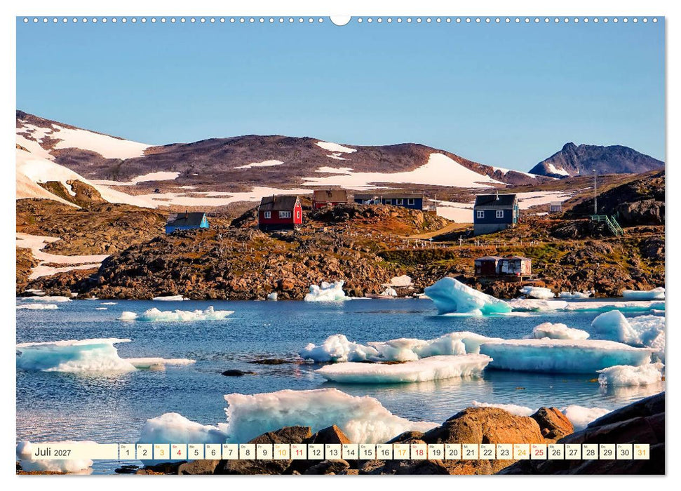 Reise nach Grönland (CALVENDO Premium Wandkalender 2027)