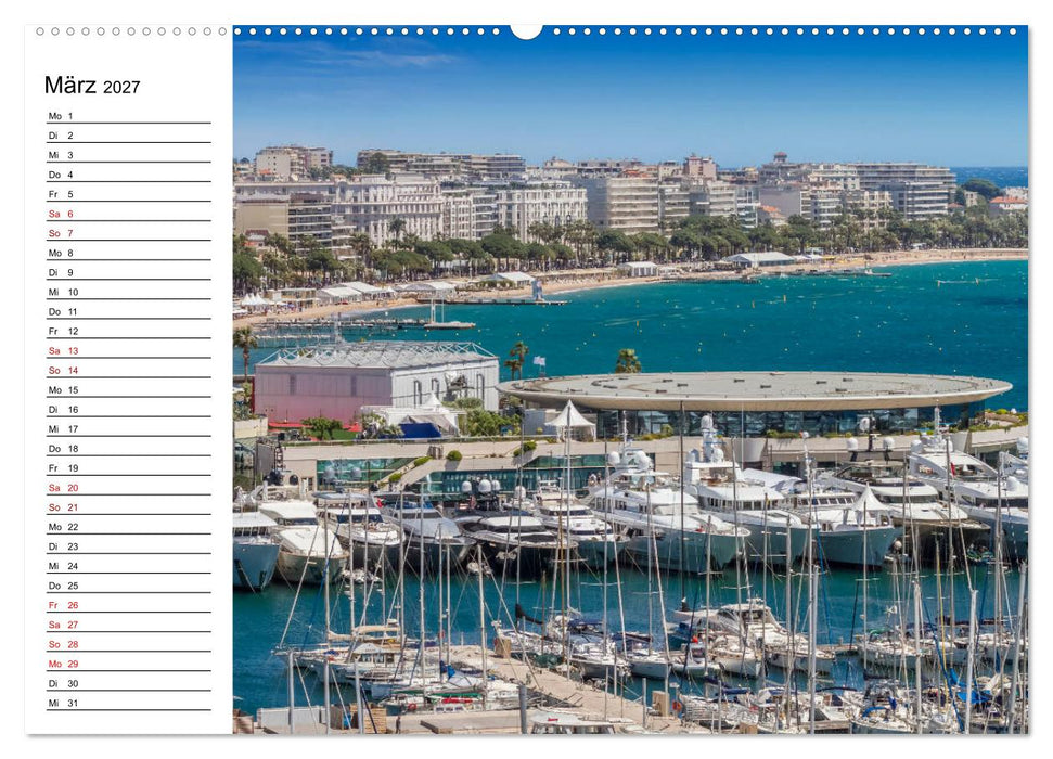 CÔTE D’AZUR Bezaubernde Orte (CALVENDO Premium Wandkalender 2027)