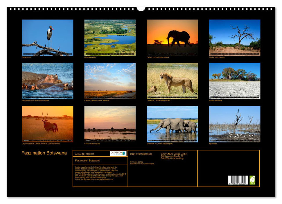 Faszination Botswana (CALVENDO Wandkalender 2027)