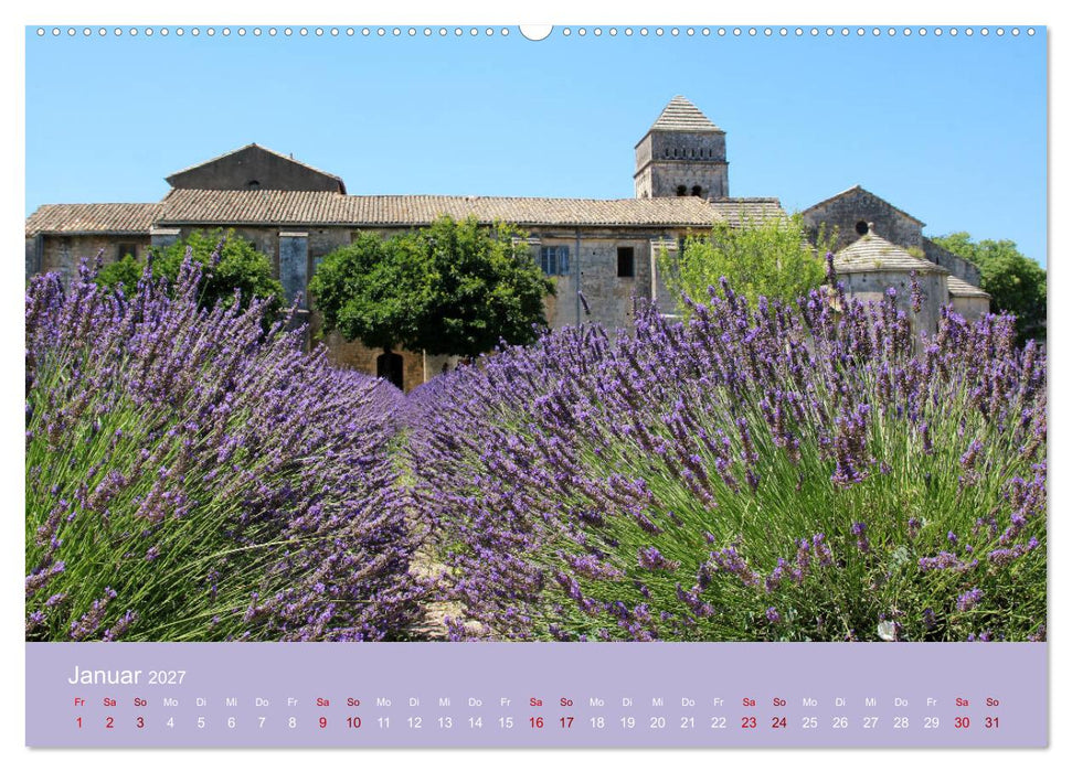 Die Farben der Provence... und der Duft des Lavendels... (CALVENDO Wandkalender 2027)