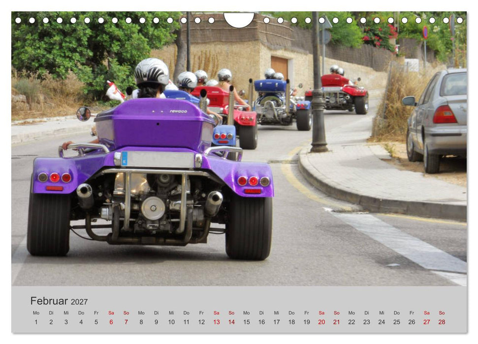 Trikes - Unterwegs auf drei Rädern (CALVENDO Wandkalender 2027)