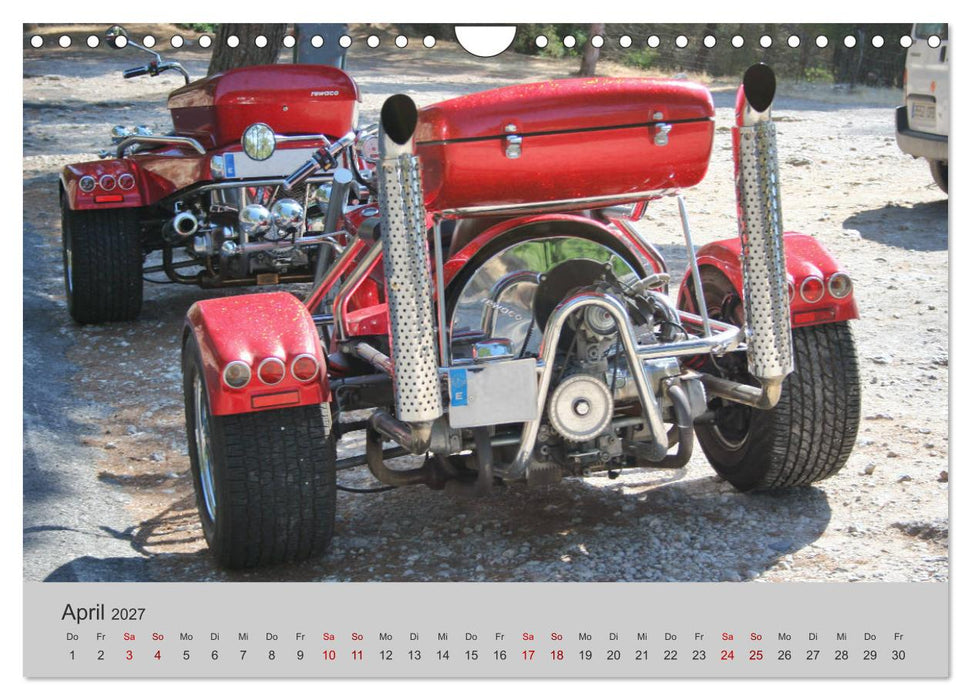 Trikes - Unterwegs auf drei Rädern (CALVENDO Wandkalender 2027)
