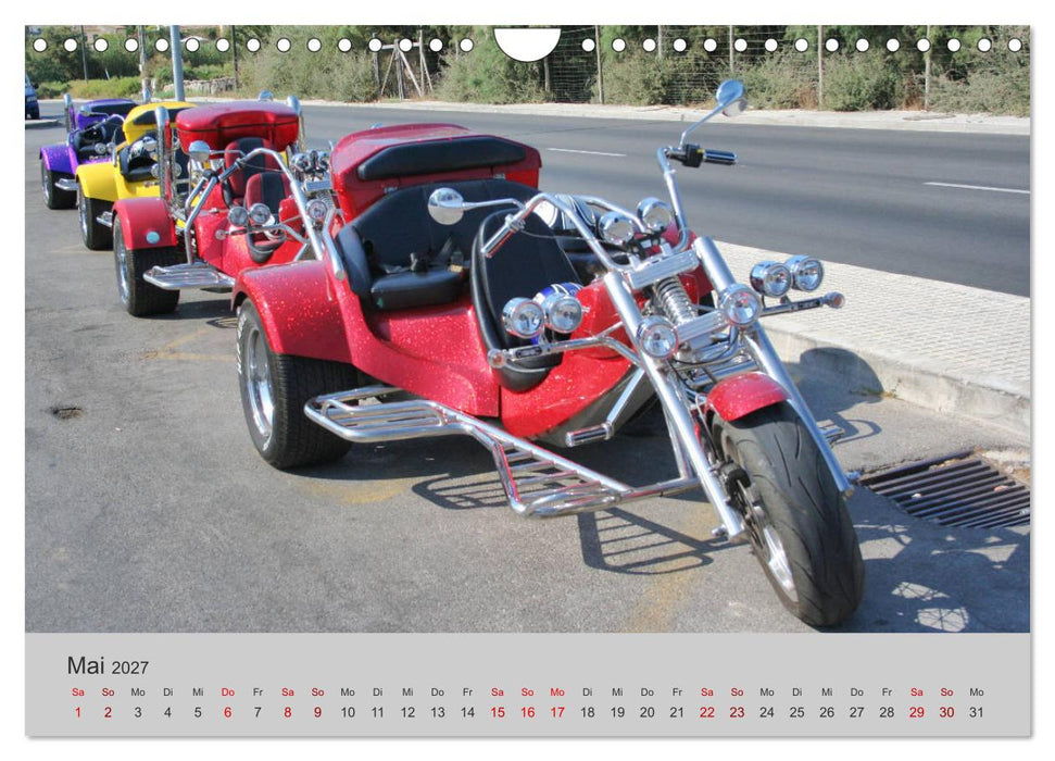 Trikes - Unterwegs auf drei Rädern (CALVENDO Wandkalender 2027)