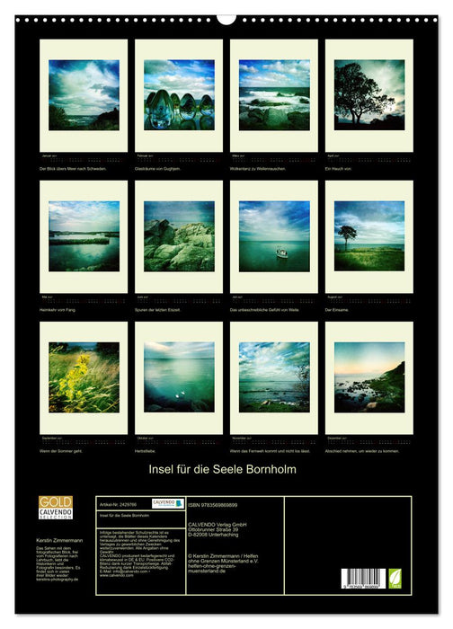 Insel für die Seele Bornholm (CALVENDO Wandkalender 2027)