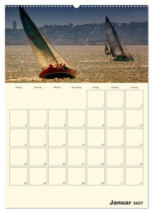 Segeln, unser Jahresplaner (CALVENDO Premium Wandkalender 2027)