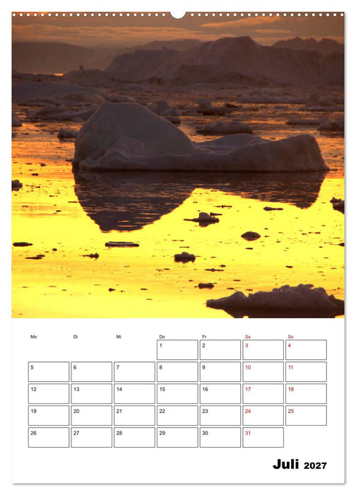 Die Eisberge von Ilulissat (CALVENDO Premium Wandkalender 2027)