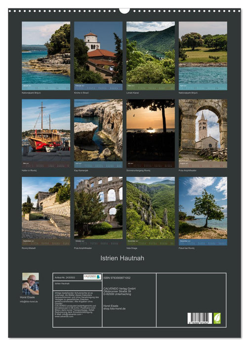 Istrien Hautnah (CALVENDO Wandkalender 2027)